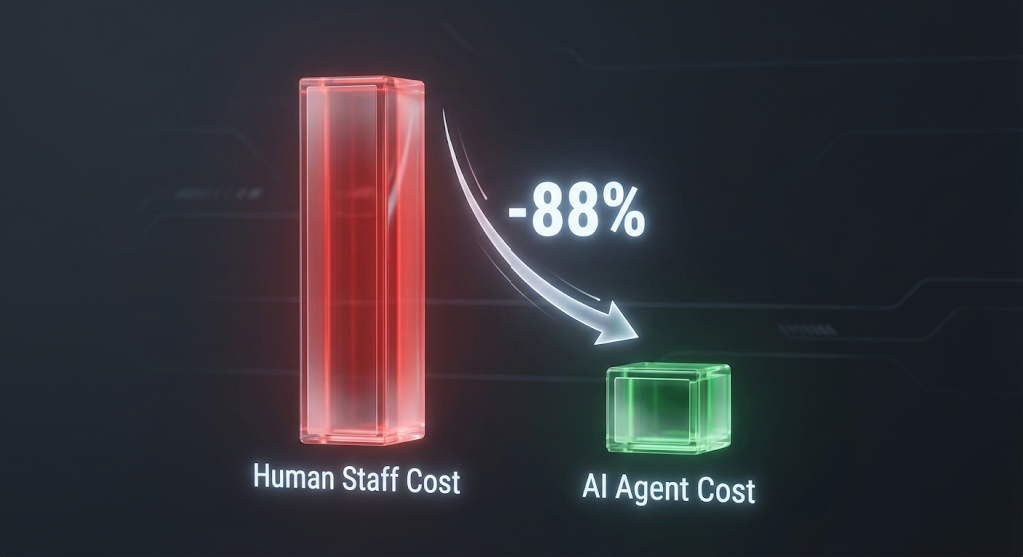 salesforce ai intake cost analysis vs traditional administrative staffing for us service business